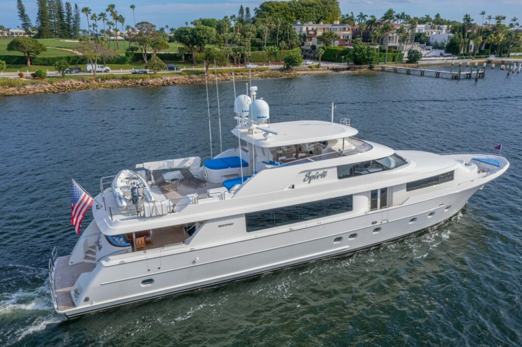 SPIRIT 112' Westport yacht for sale - American Flagged