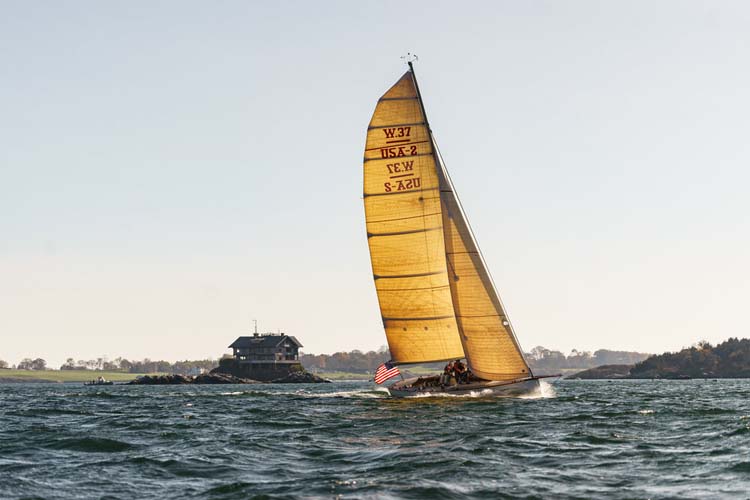 Profile of CAVALINO, a 43' Brooklin yacht for sale.