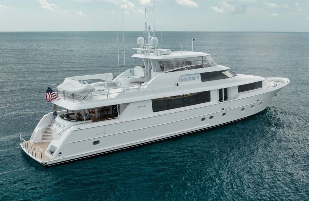 NATURAL 9 - 112' Westport yacht for sale American Flagged