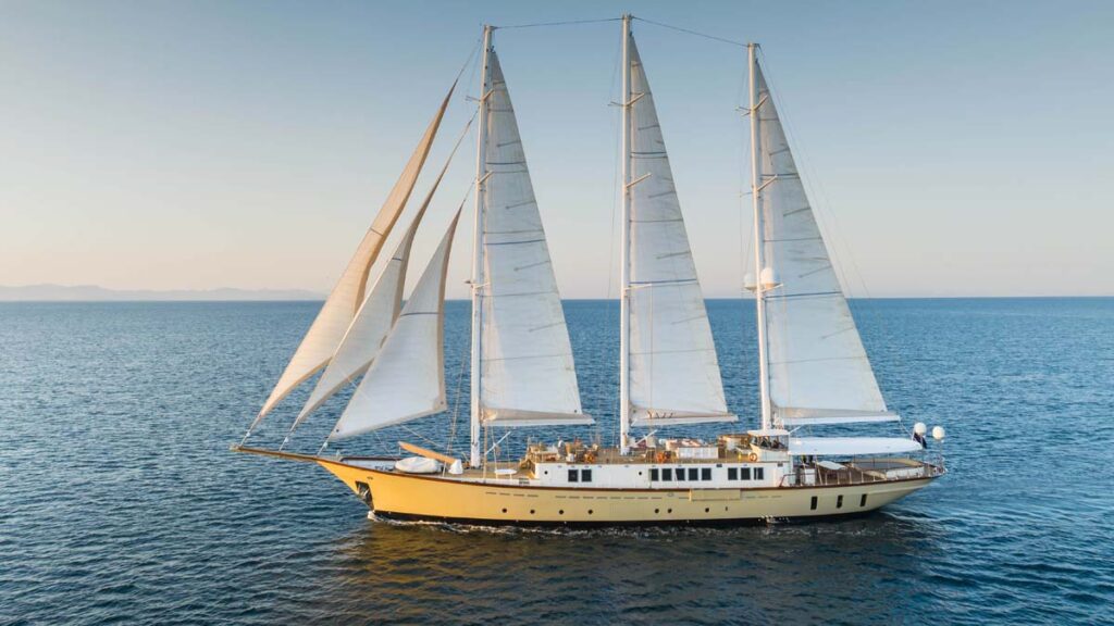 Profile of YAZZ, a 183' (55.98m) Aegean Yacht for sale.