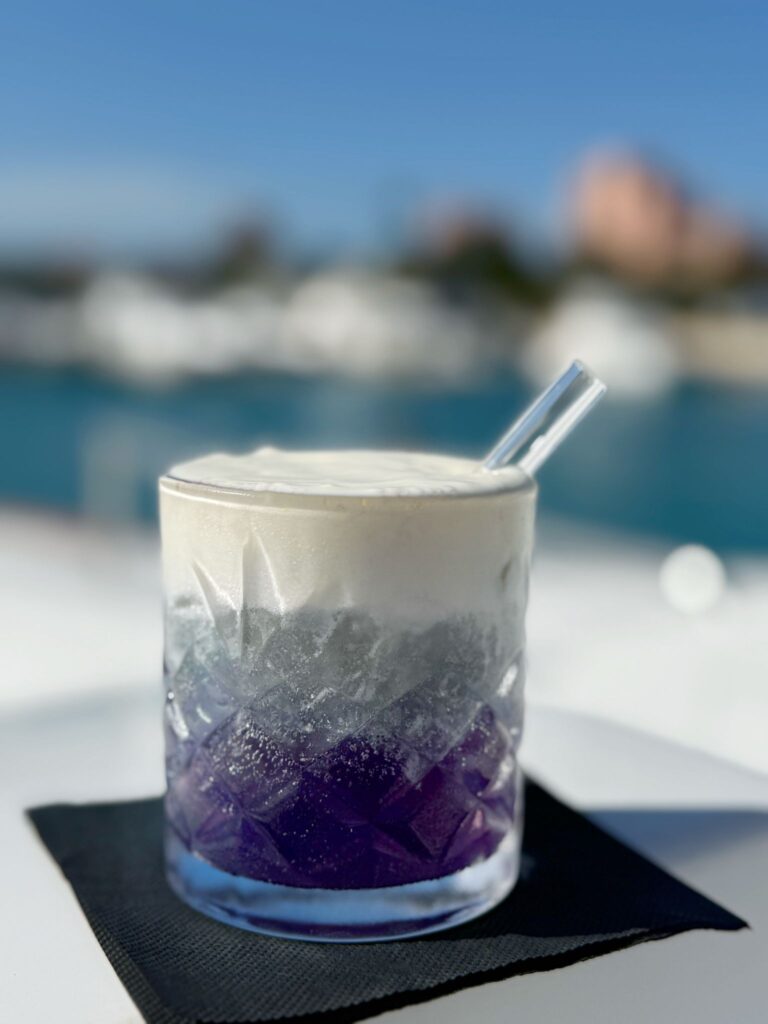 MISS STEPHANIE COCKTAIL "PURPLE HAZE" BAHAMAS YACHT CHARTER SHOW