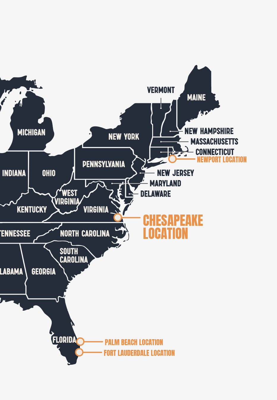 CHESAPEAKE-Worth-Avenue-Yachts-Location-Map