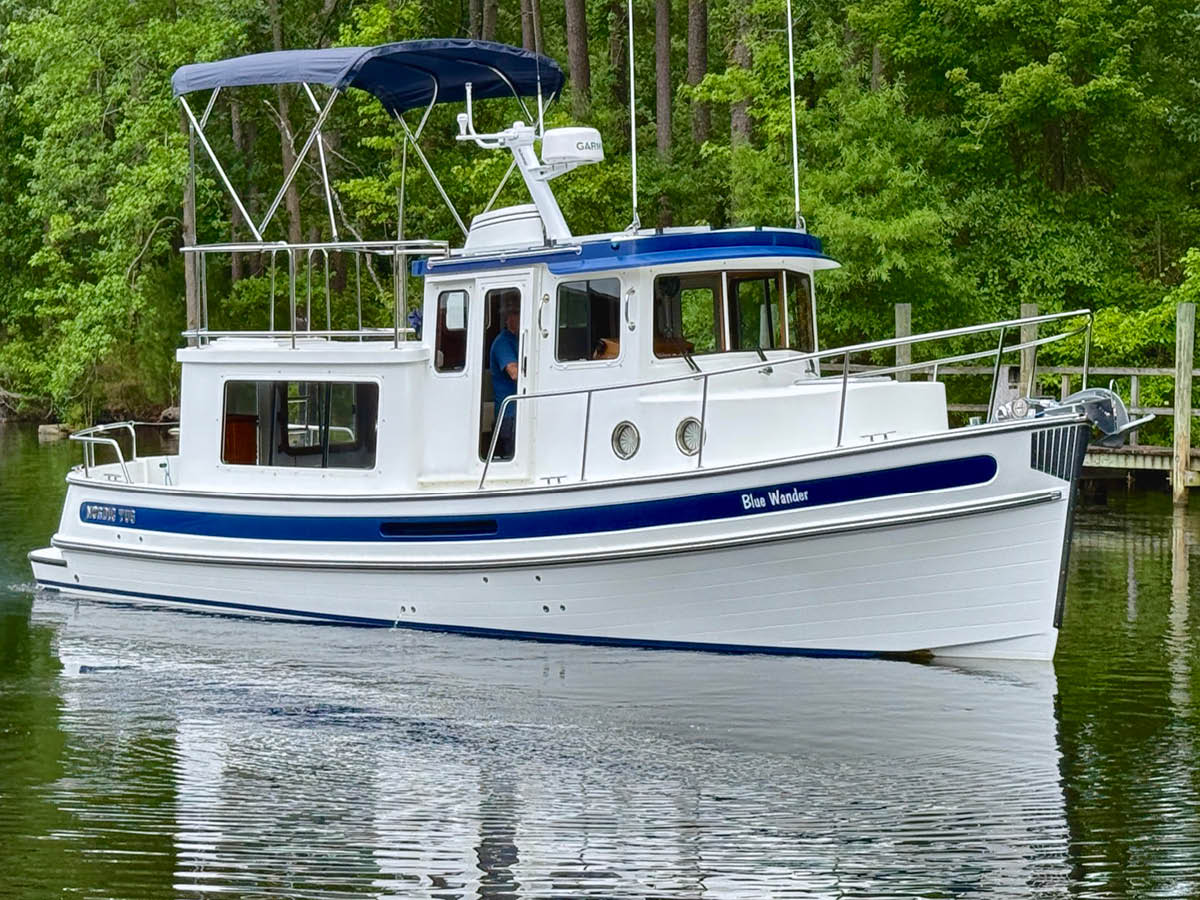 BLUE WANDER 34. (10.36m) Nordic Tug 2023 Profile