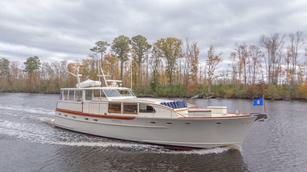 SOMERSET 58' trumpy yacht for sale
