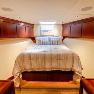 MY LADY ALASKA - VIP stateroom of LADY ALASKA, a 97 foot Broward yacht for charter in Alaska.