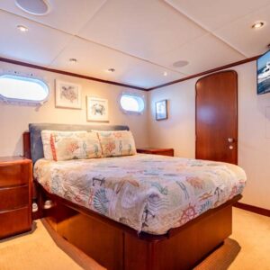 MY LADY ALASKA - Guest stateroom of LADY ALASKA, a 97 foot Broward yacht for charter in Alaska.