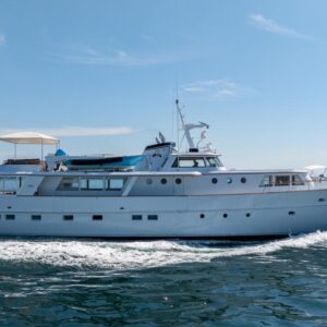 Profile of SOVEREIGN, a 100' Burger yacht for charter in the Dominican Republic.