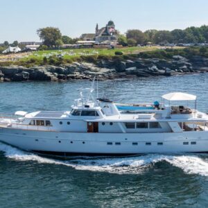 Profile of SOVEREIGN, a 100' Burger yacht for charter in the Dominican Republic.
