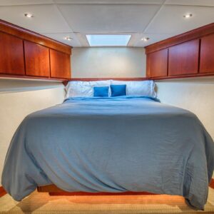 MY LADY ALASKA - Guest stateroom of LADY ALASKA, a 97 foot Broward yacht for charter in Alaska.