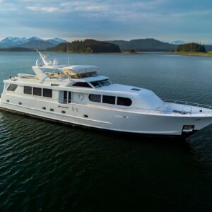 MY LADY ALASKA - Profile of LADY ALASKA, a 97 foot Broward yacht for charter in Alaska.