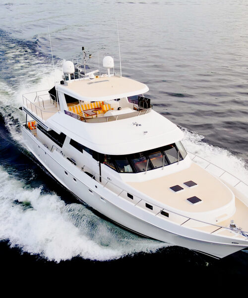 THE HAPPY BOAT 75' Nordlund Yacht 2002 Underway