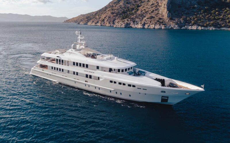 161 foot Mondomarine yacht for charter OCEANOS 1