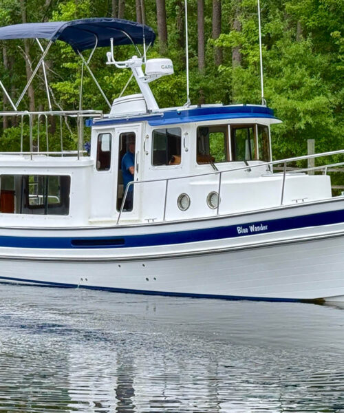 BLUE WANDER 34. (10.36m) Nordic Tug 2023 Profile