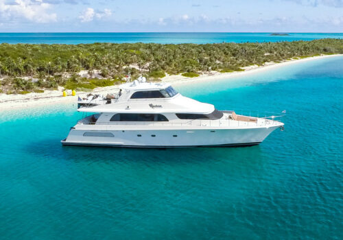 Profile of EQUINOX 81 foot Cheoy Lee yacht for sale