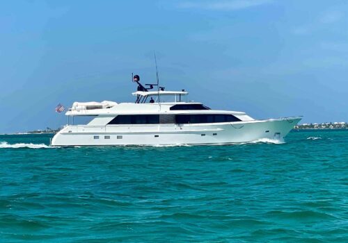 Profile of PATIENCE 96 foot Nordlund yacht for sale
