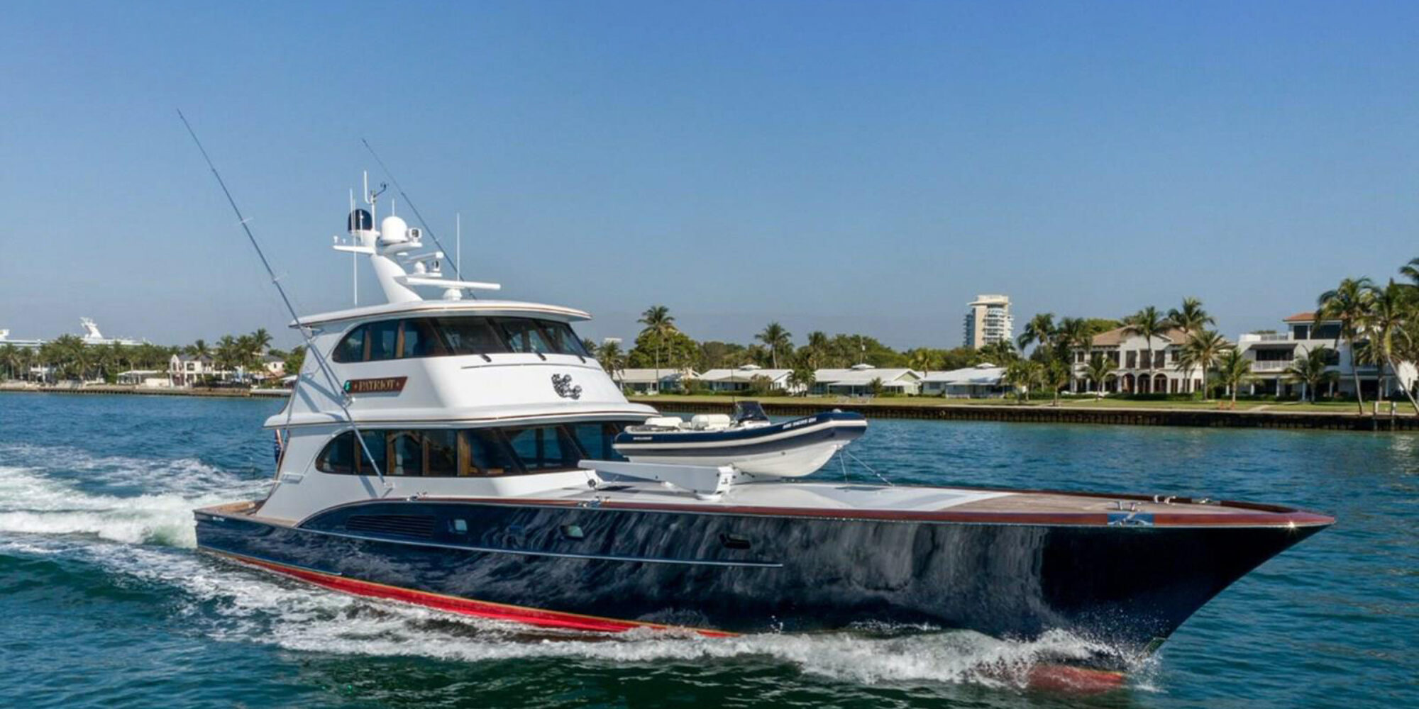 Profile 87' Feadship Motor Yacht PATRIOT 1984