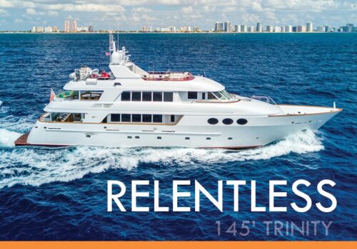 RELENTLESS 145 TRINITY YACHT FOR SALE AND CHARTER YACHT profile