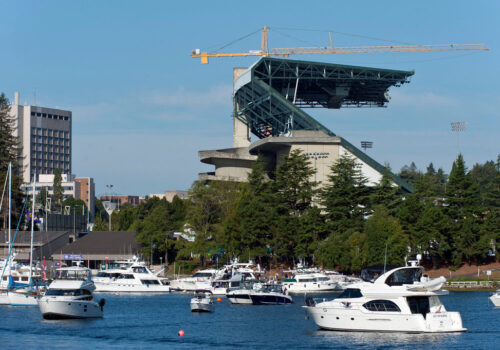 Sailgating in Union Bay