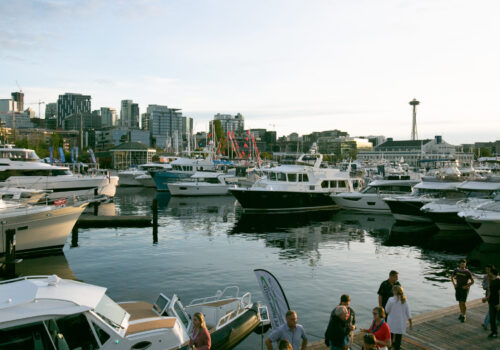 Seattle Boats Afloat Show Dock View