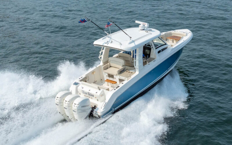 BLUE SKIES 35' Boston Whaler 2019 Aerial