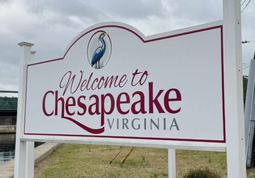 Welcome-to-Chesapeake-Sign