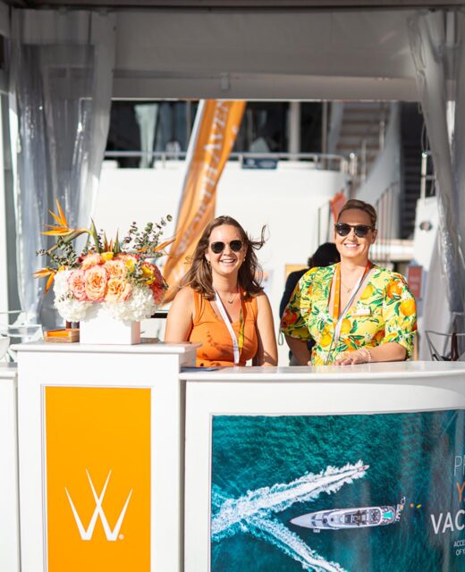 LAURA YAGER and Cassidy Warzala at a boat show