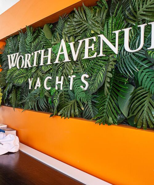Worth Avenue Yachts sign