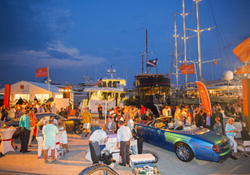 Worth Avenue yacht hop at the Palm Beach boat show.