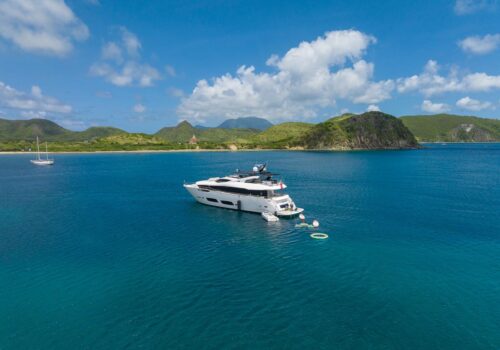 Explore St. Barths by Sea - yacht at anchor