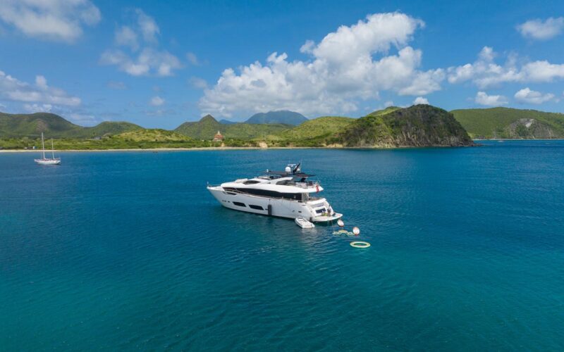 Explore St. Barths by Sea - yacht at anchor