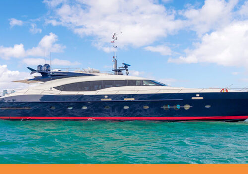 Charter yacht BW 120ft Palmer Johnson - profile