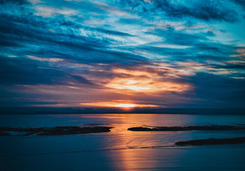 Sunset in Canadian Gulf Islands
